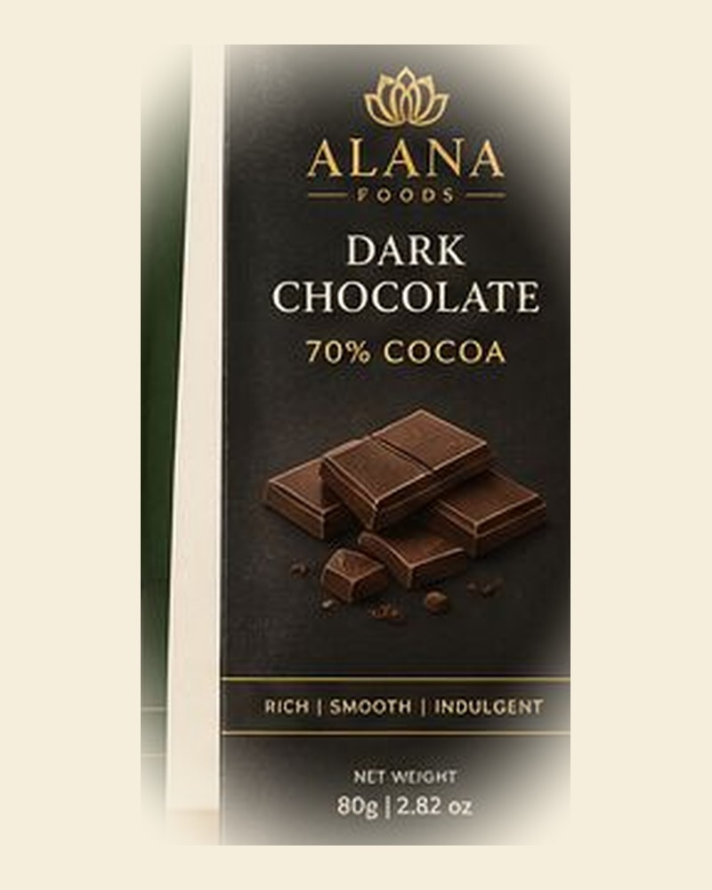 Alana Foods Dark Chocolate 70% Cocoa